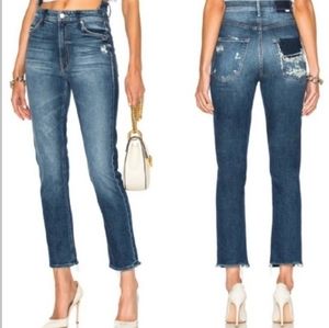 Mother superior the dazzler shift denim jeans 26